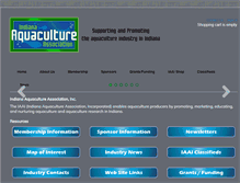 Tablet Screenshot of indianaaquaculture.com